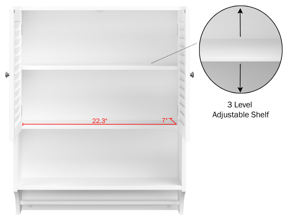 Wall-Mounted Bathroom Organizer