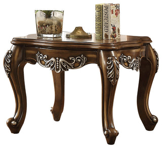 Latisha End Table, Antique Oak