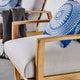 Lounge Sectional Sofa Chair Set, Wood, Brown Natural Gray, Modern, Outdoor