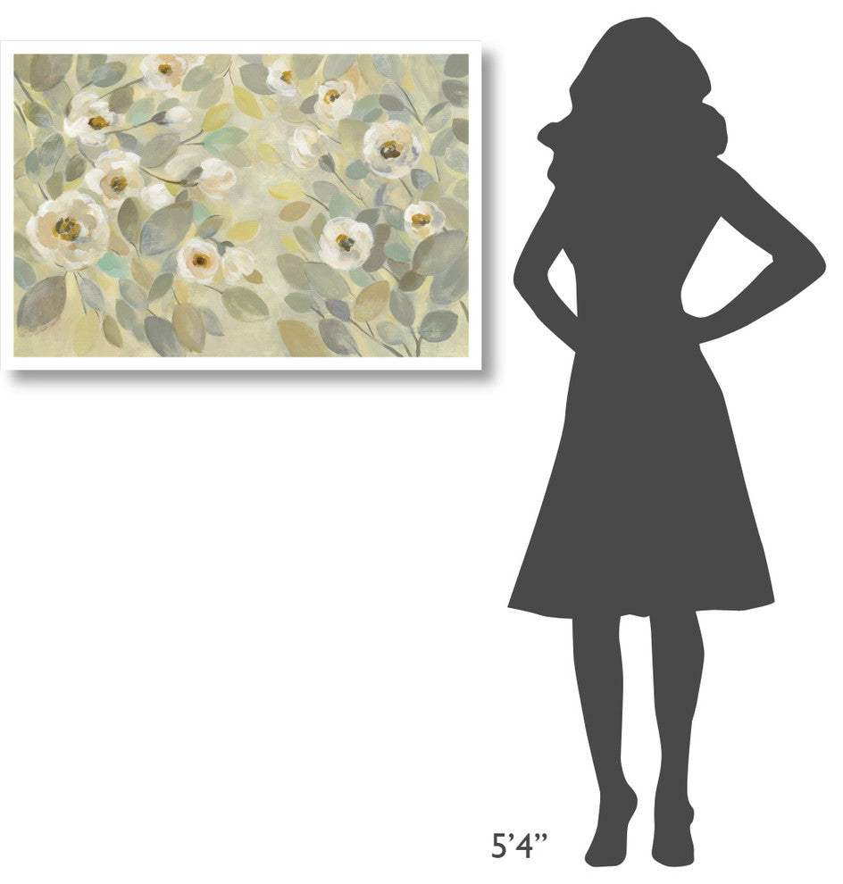 "Blooming Branches" Digital Paper Print by Silvia Vassileva, 38"x26"