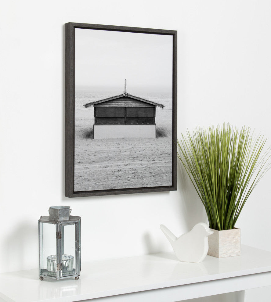 Sylvie Beach Vibes Framed Canvas By F2 Images, Gray 18x24