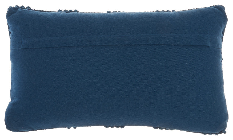 Mina Victory GC380 Throw Pillow, Navy, 12"X20"