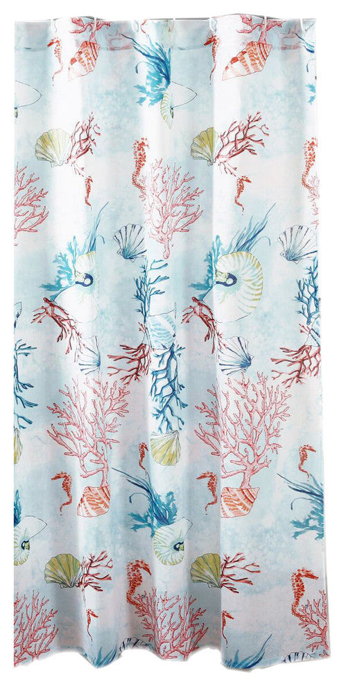 Barefoot Bungalow Sarasota Shower Curtain, One Size, Multicolor