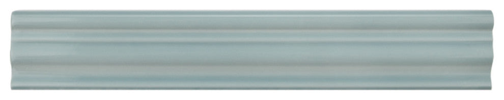 Chester Chair Rail Acqua Ceramic Wall Trim
