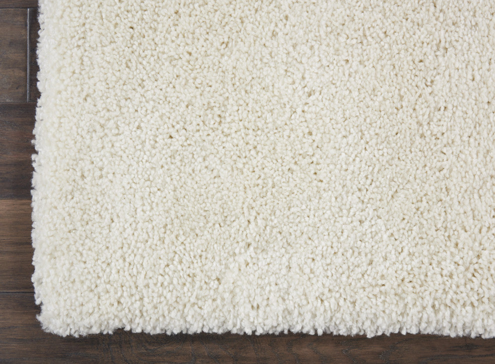 Nourison Malibu Shag 3'' x 5'' Ivory Shag Indoor Area Rug
