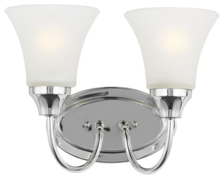 Generation Lighting 44806EN3 Holman 2 Light 12"W LED Vanity Light - Chrome