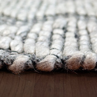 Cleveland Silver and Grey Area Rug, 3.6'x5.6'