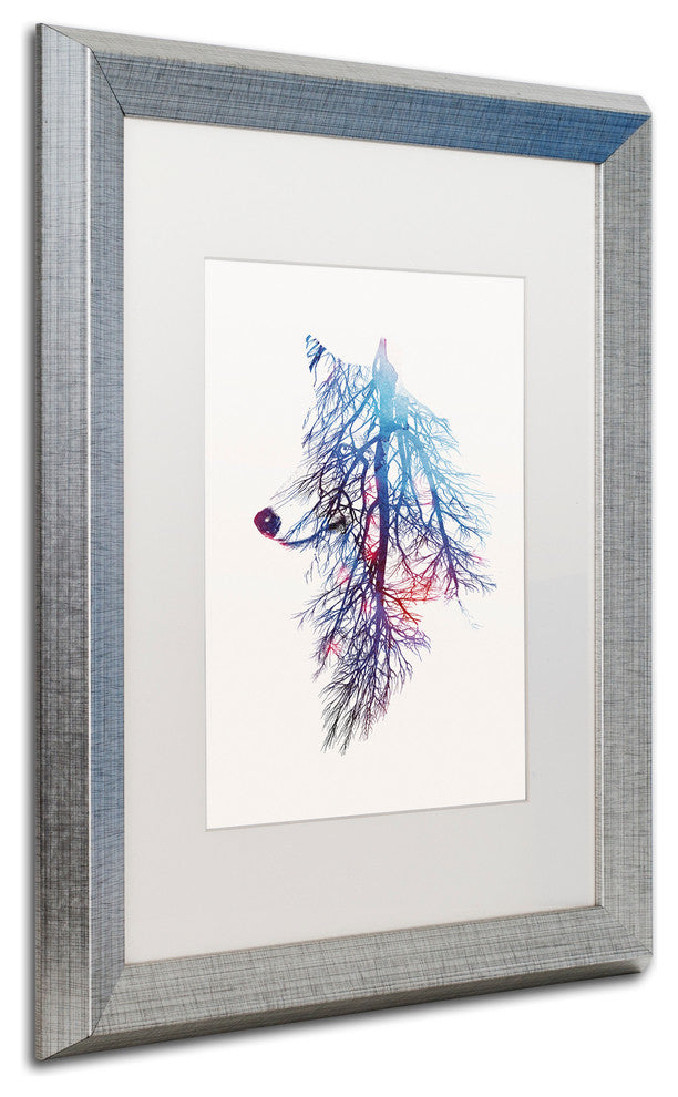 Robert Farkas 'My Roots' Art, Silver Frame, White Mat, 20x16