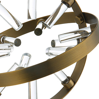 Uttermost Realm Spherical Brass Sculptures, Set of 2