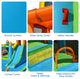 Bountech Inflatable Water Slide Kids Bounce House Splash Pool without Blower