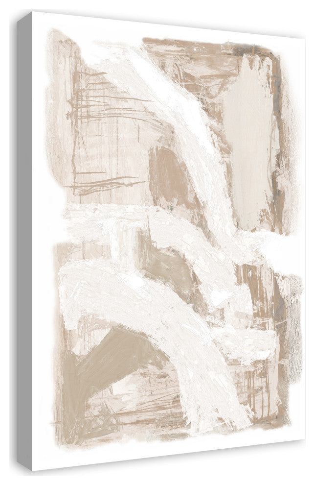 Cream Painterly Abstract 20x30 Canvas Wall Art