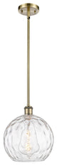 Innovations 516-1S-AB-G1215-10 1-Light Mini Pendant, Antique Brass