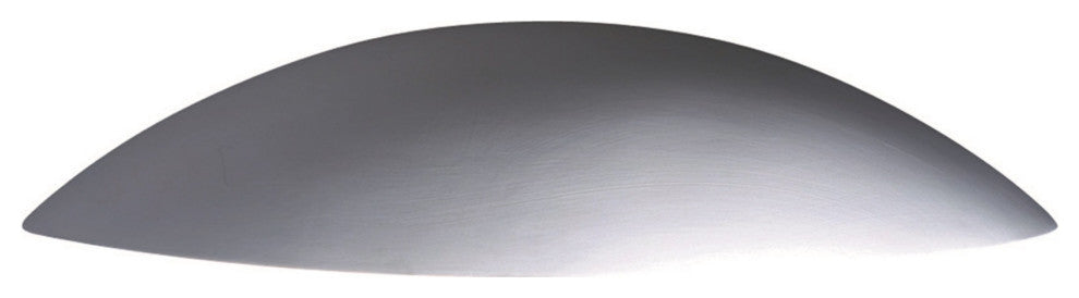 Ambiance Outdoor Large Ceramic Sliver Downlight Wall Sconce, Bisque, E26