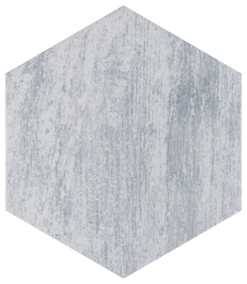 Cassis Hex White Porcelain Floor and Wall Tile