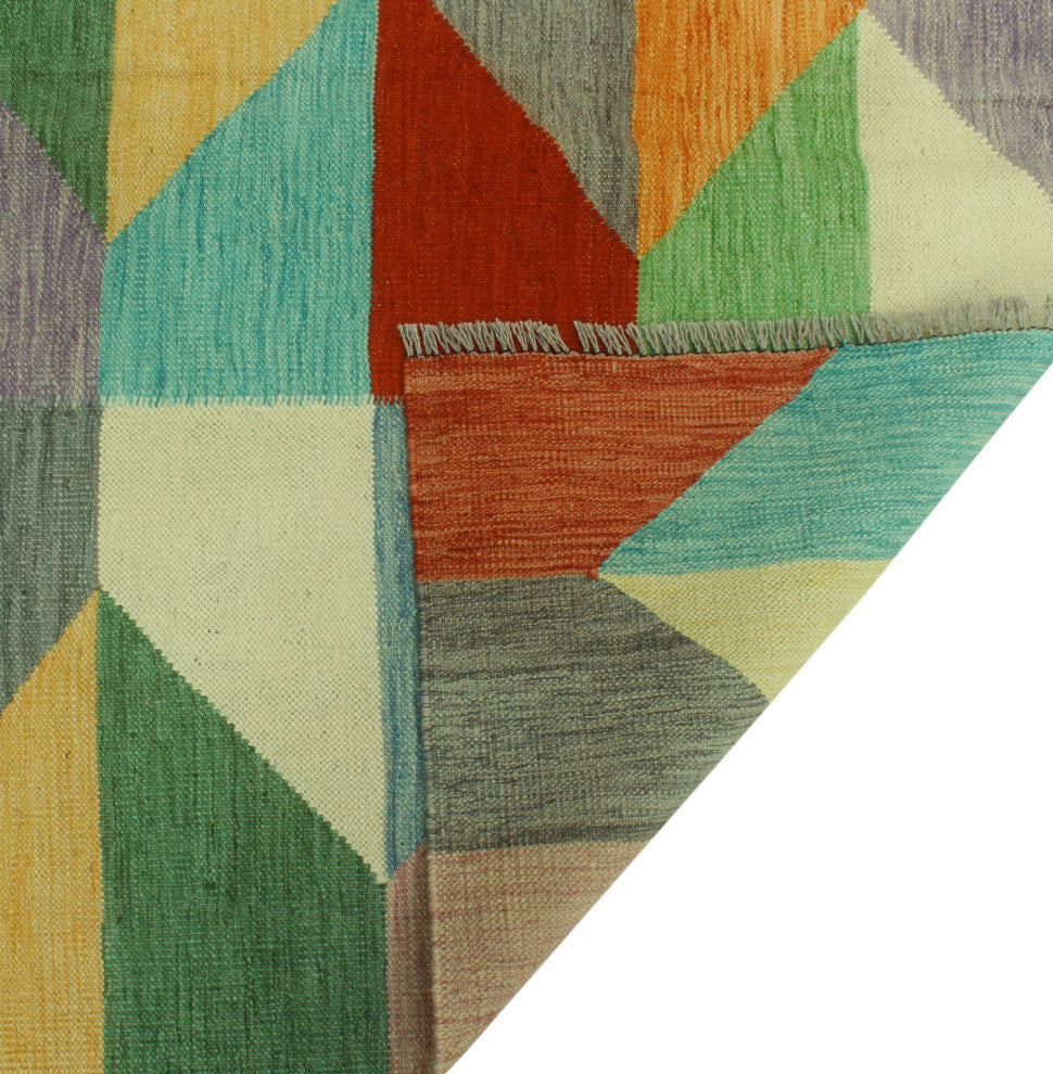 Winchester Kilim Hellboy Rust/Purple Rug, 5'1x6'6