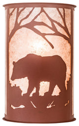 13 Wide Bear at Dawn Wall Sconce