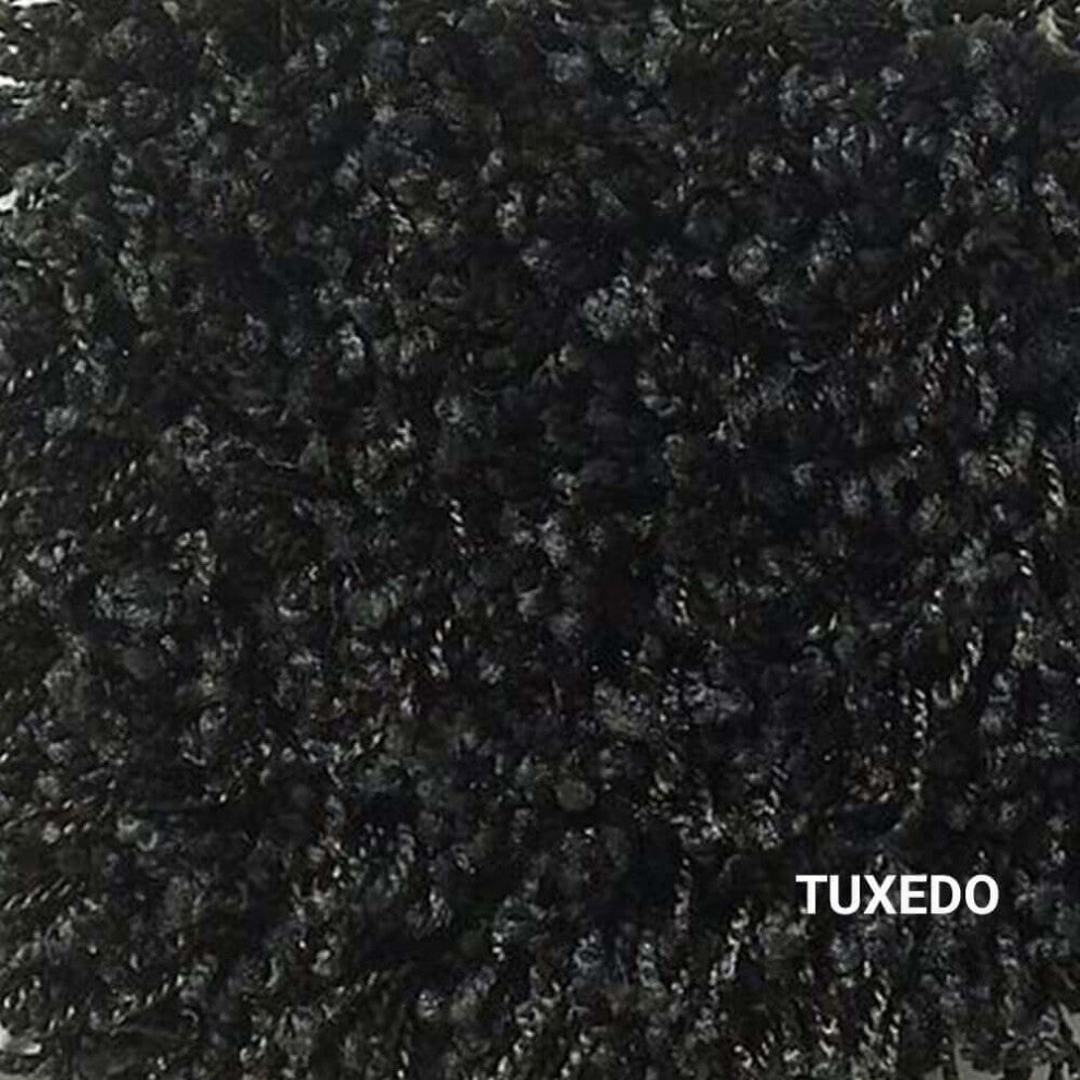 Serenade Indoor Shag Area Rug Carpet Collection, Tuxedo, 6x8
