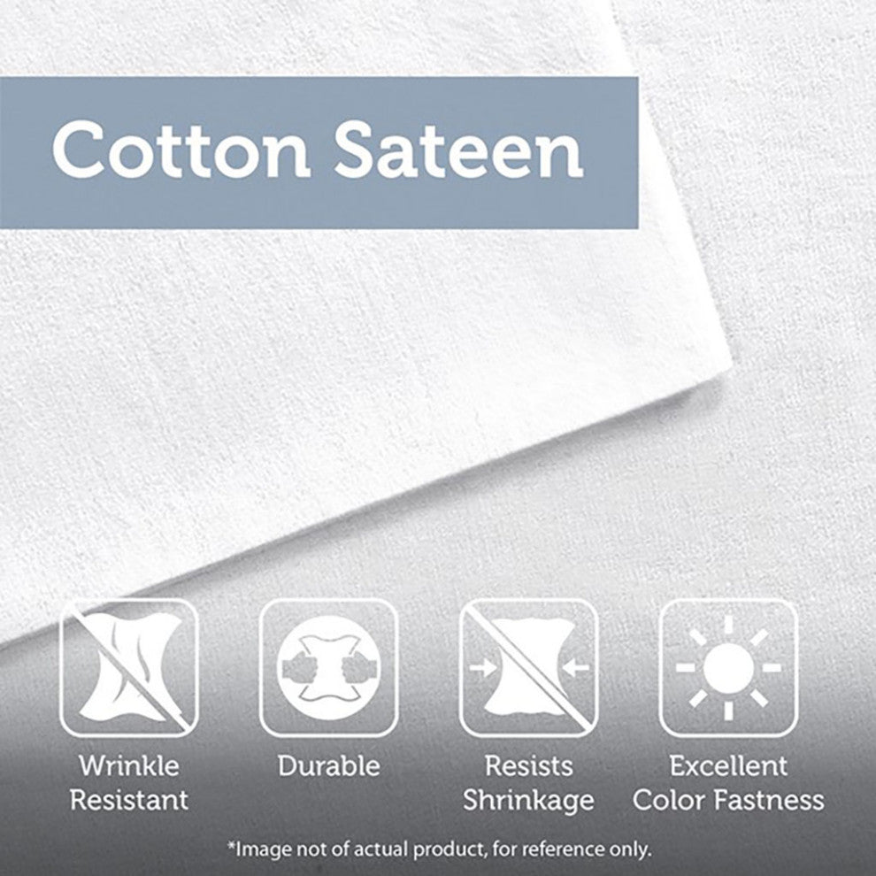 Madison Park Pebble Beach Coastal 7-Piece Cotton Sateen Comforter Set