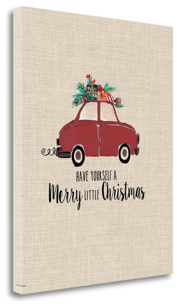 "Merry Little Christmas" By Jo Moulton, Giclee Print on Gallery Wrap Canvas