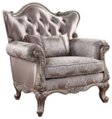 Jayceon Chair With 1 Pillow, Fabric and Champagne