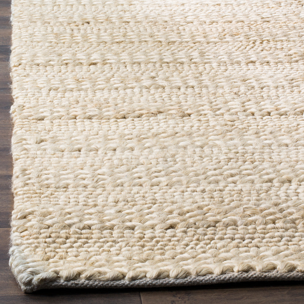 Safavieh Natural Fiber Collection NF212 Rug, Bleach, 8' X 10'
