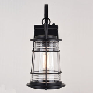 Montauk 7" Outdoor Wall Light Textured Black