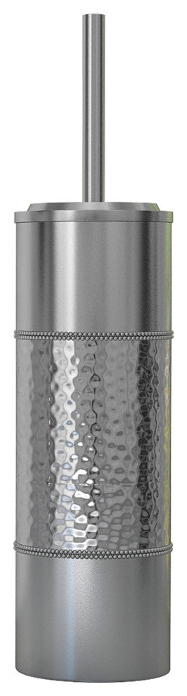 nu steel Round Shape Stainless Steel Toilet Brush Holder
