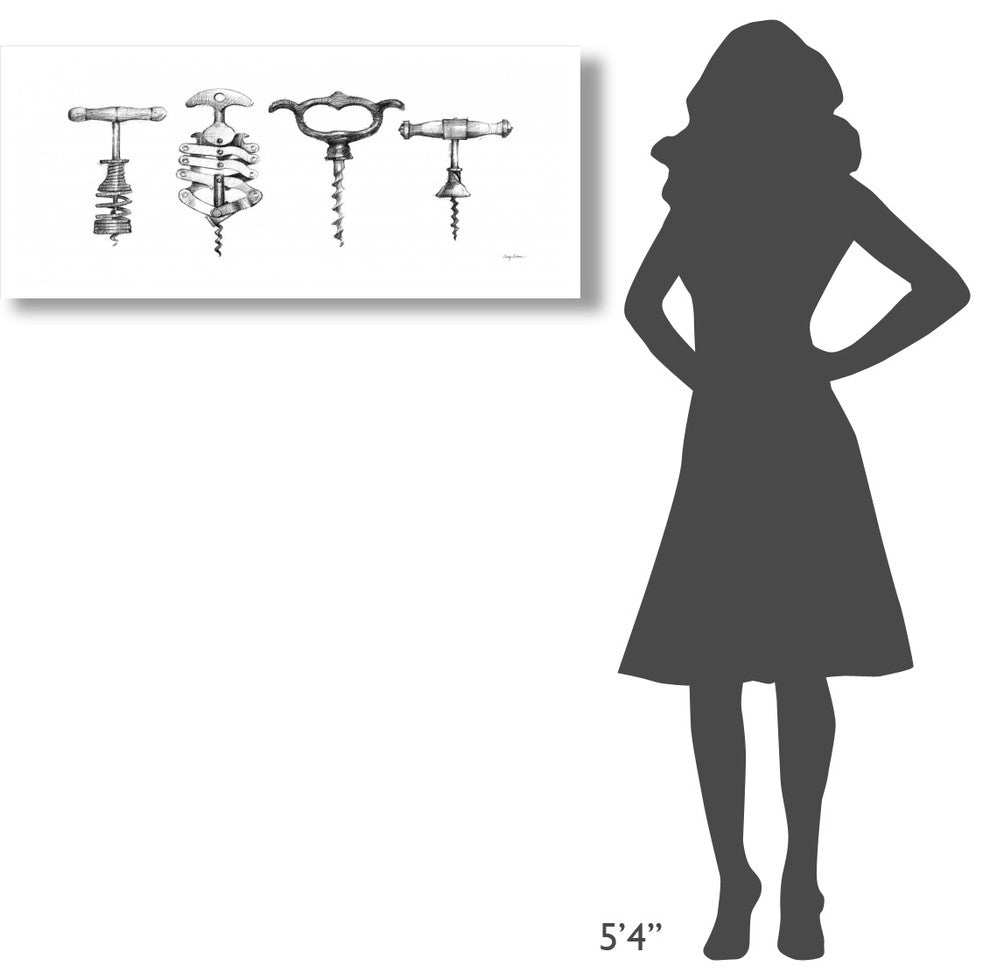 "Corkscrew Collection" Digital Paper Print by Avery Tillmon, 42"x18"