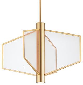 ET2 E25132-133 Telstar 26"W LED Pendant - Natural Aged Brass