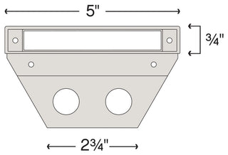 Hinkley Landscape Lighting Nuvi 5" Medium Hardscape Light, Bronze