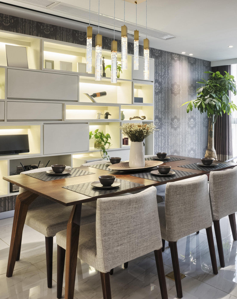 Home Living 32" Pendant, Satin Gold