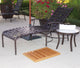 Oceanstar Bamboo Floor and Shower Mat