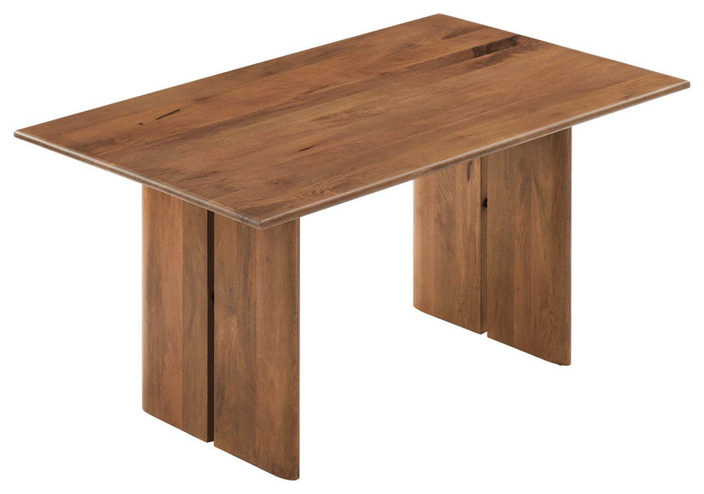 Amistad 60" Wood Dining Table - Walnut