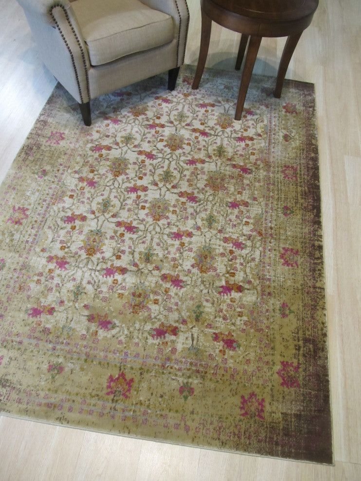 Ivory Bohemian Oriental Capella Area Rug