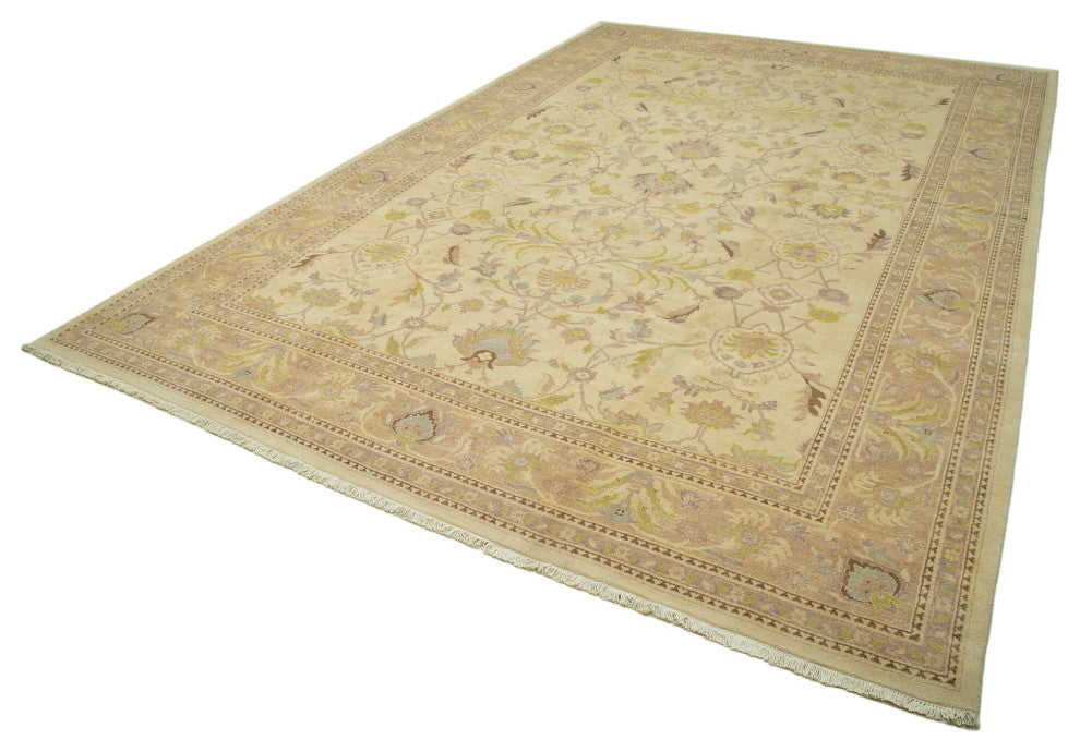 Rug N Carpet - Handmade Oriental 12' 0" x 18' 4" Large Oushak Area Rug