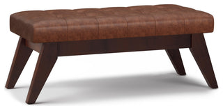 Draper Mid Century Tufted Ottoman Bench