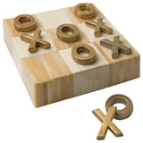 Tic Tac Toe Flat Board With Brass Pieces