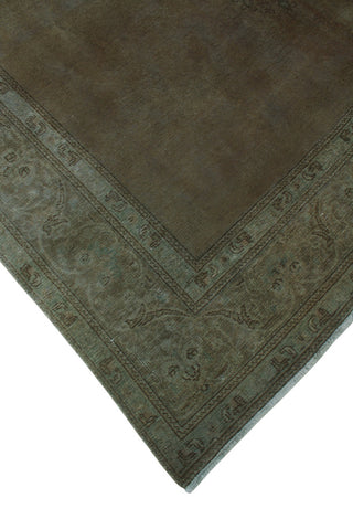Vintage Distressed Overdyed Kay Lt. Brown Rug