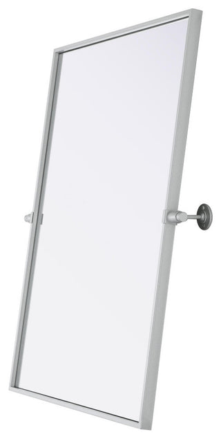 Home Living 24x32 Pivot Mirror, Silver