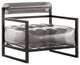 Mojow Yoko Inflatable Armchair, Black Smoke Black Frame