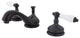 Kingston Brass Widespread Bathroom Faucet With Brass Pop-Up, Oil Rubbed Bronze