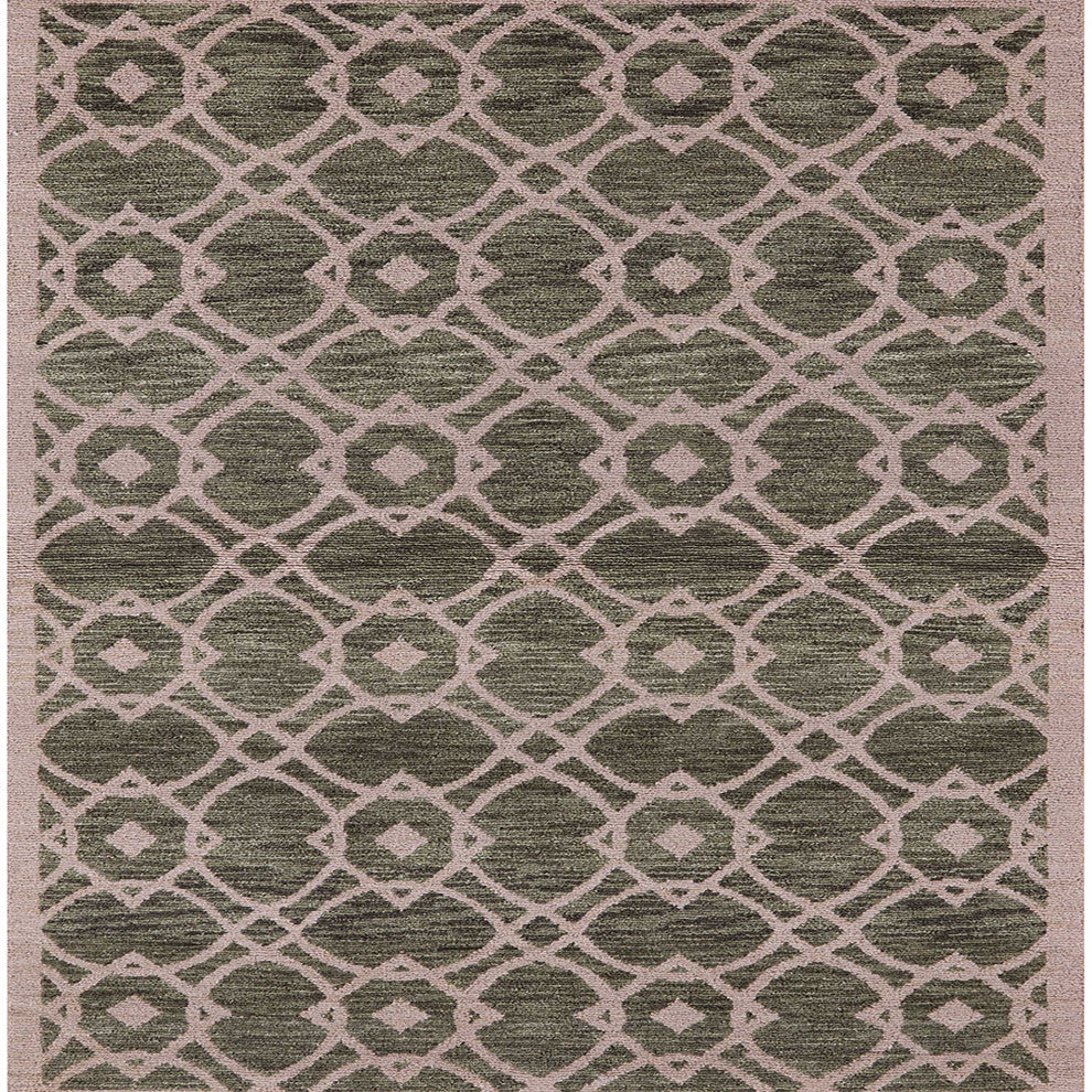 Ahgly Company Indoor Square Mid-Century Modern Area Rugs, 3' Square
