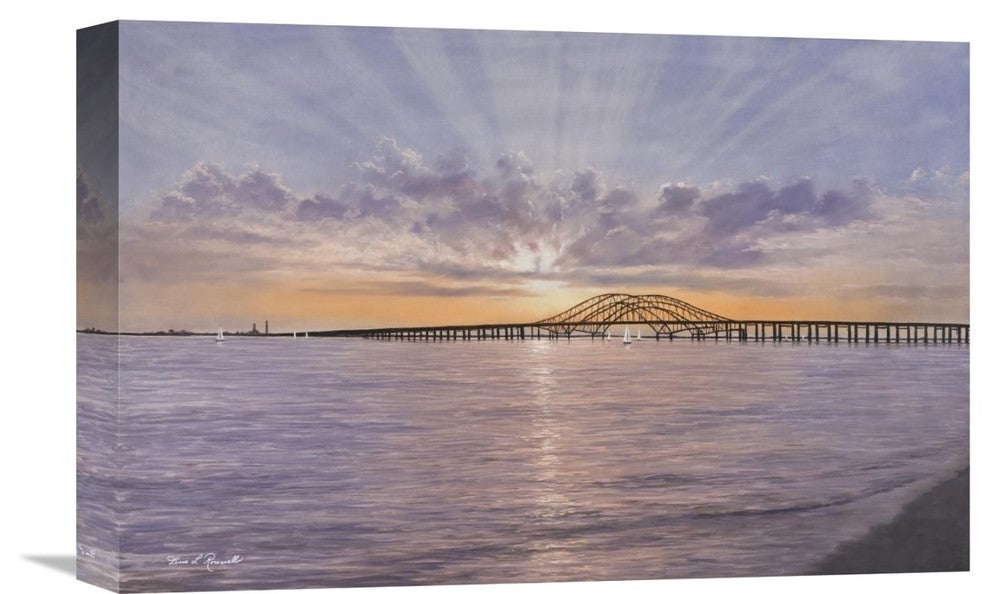 "Sun Rays Over Captree" Artwork, 18"x12"