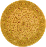 Safavieh Antiquities at311c Rug, Ivory/Brown, 6'0"x6'0" Round