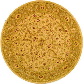 Safavieh Antiquities at311c Rug, Ivory/Brown, 6'0"x6'0" Round
