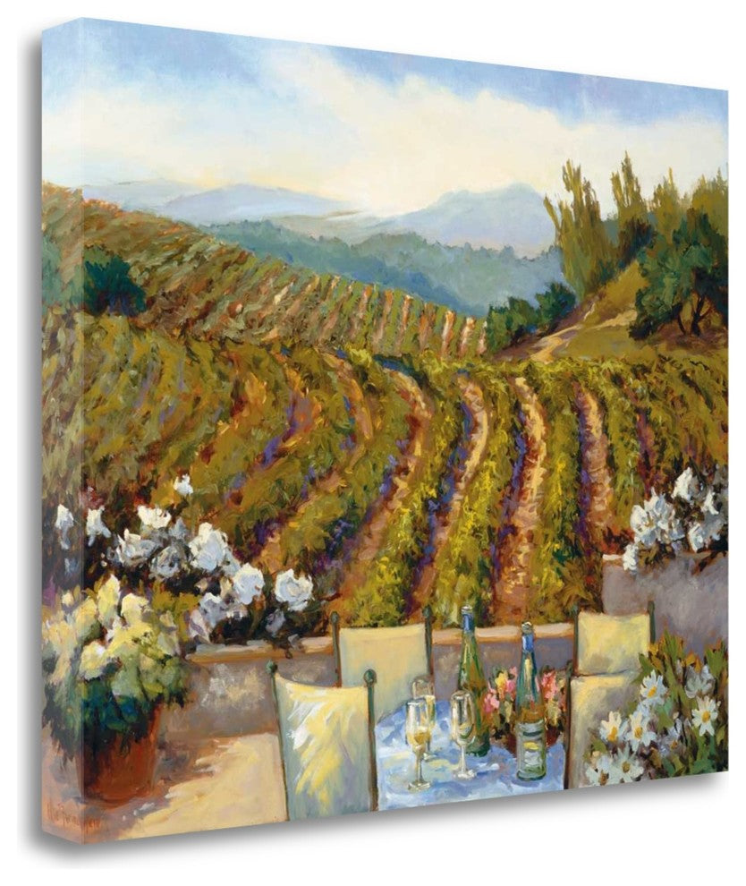 "Vineyards To Mount St. Helena" By Ellie Freudenstein, Gallery Wrap Canvas