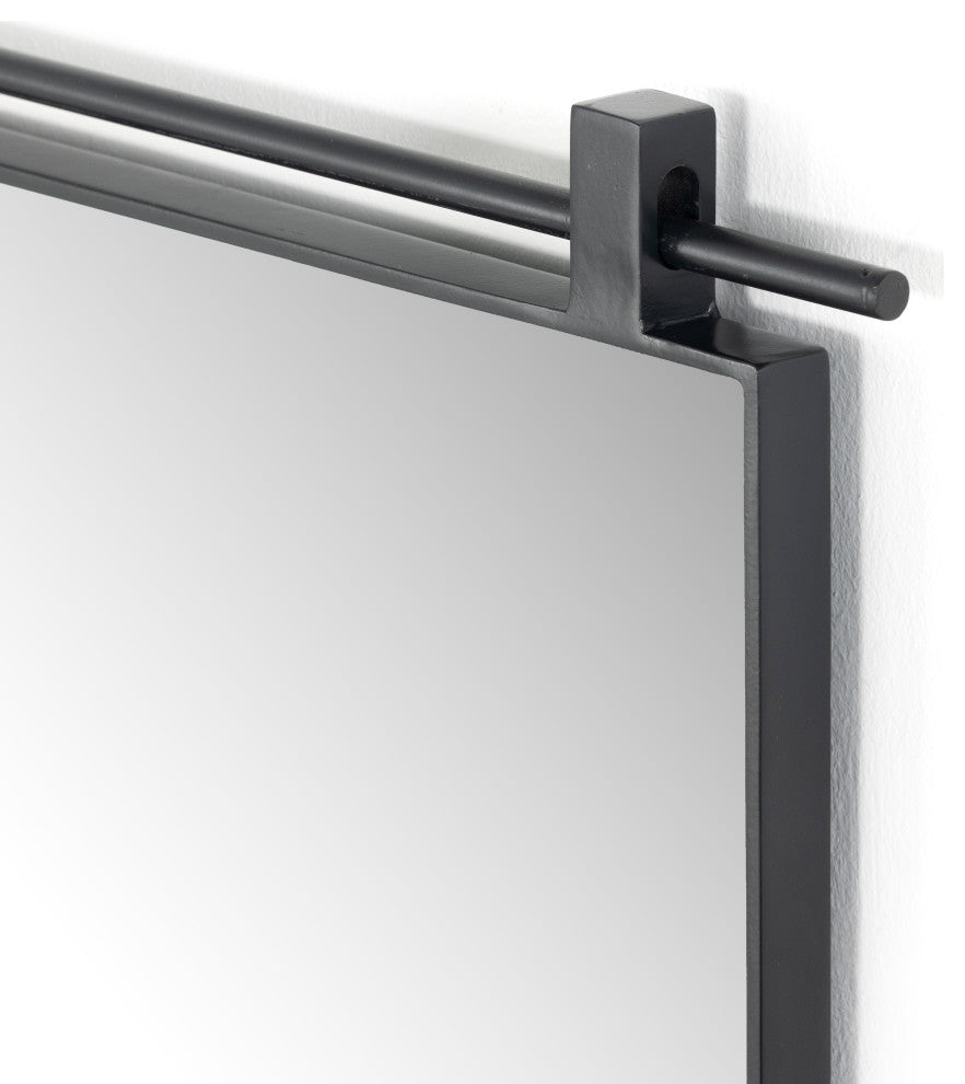 Chico Small Arch Mirror, Antiqued Iron
