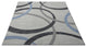 8' X 10' Blue Geometric Area Rug