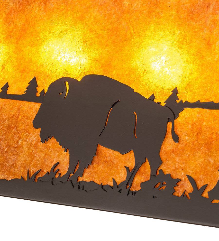 48 Long Buffalo Oblong Pendant