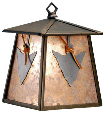 7.5W Arrowhead Hanging Wall Sconce